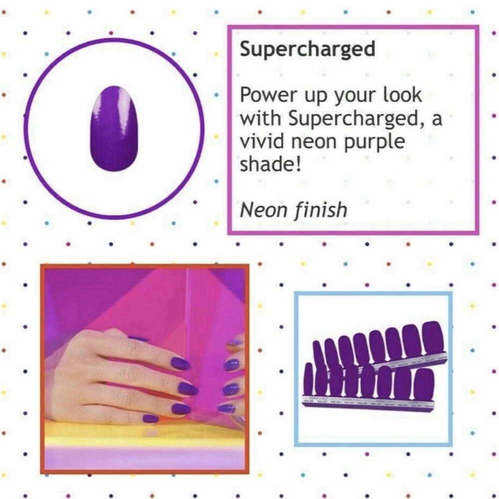 Color Street Supercharged Neon Purple